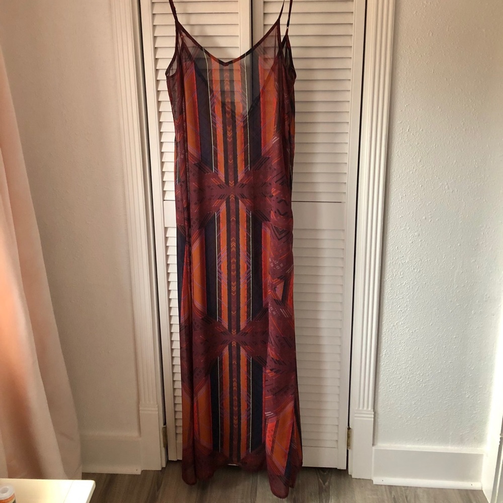Tribal Print Maxi Dress